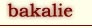 bakalie